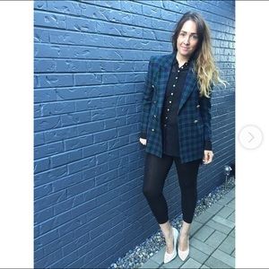 Plaid blazer